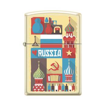 Зажигалка Zippo 216 Russian Postcard